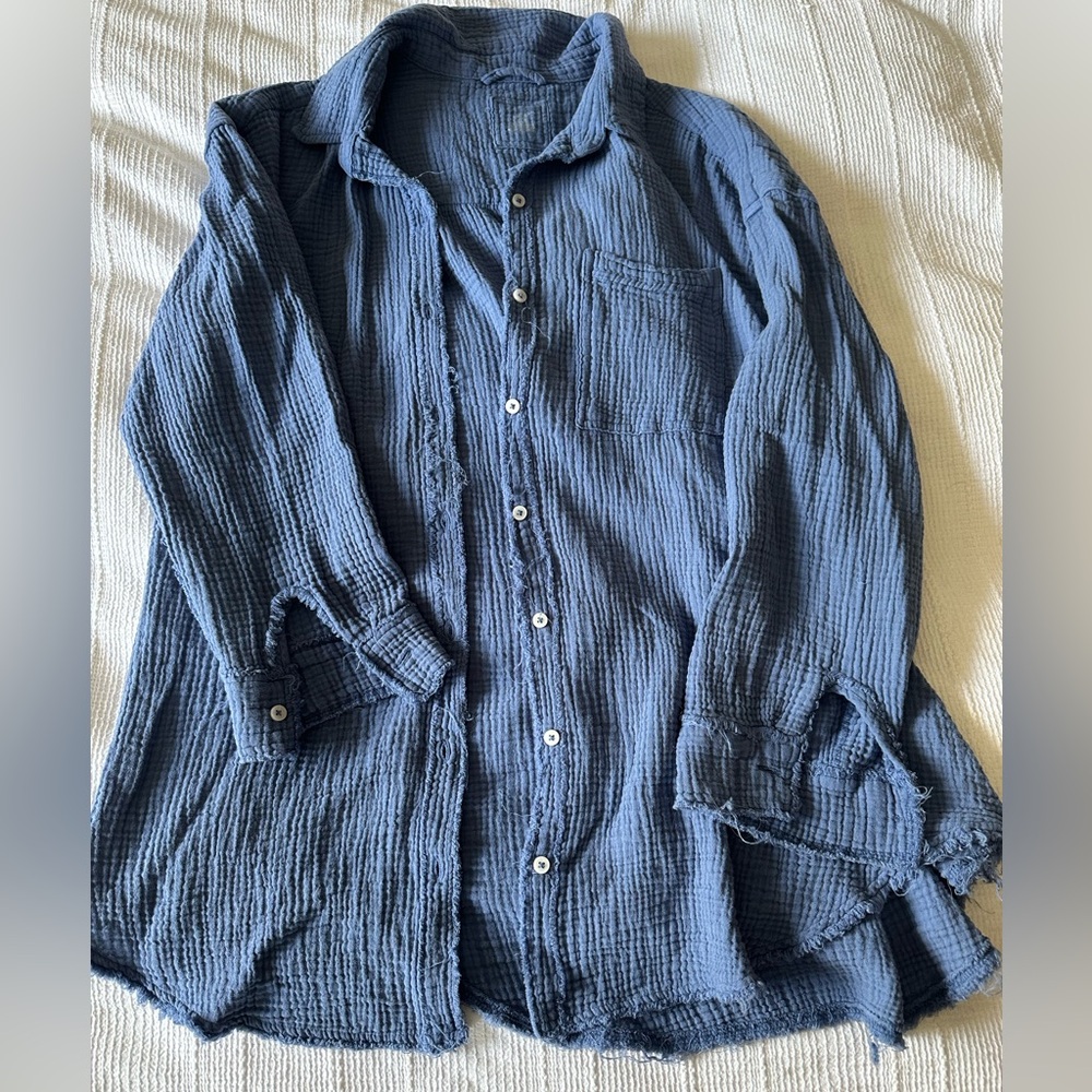 Aerie button up/cover up